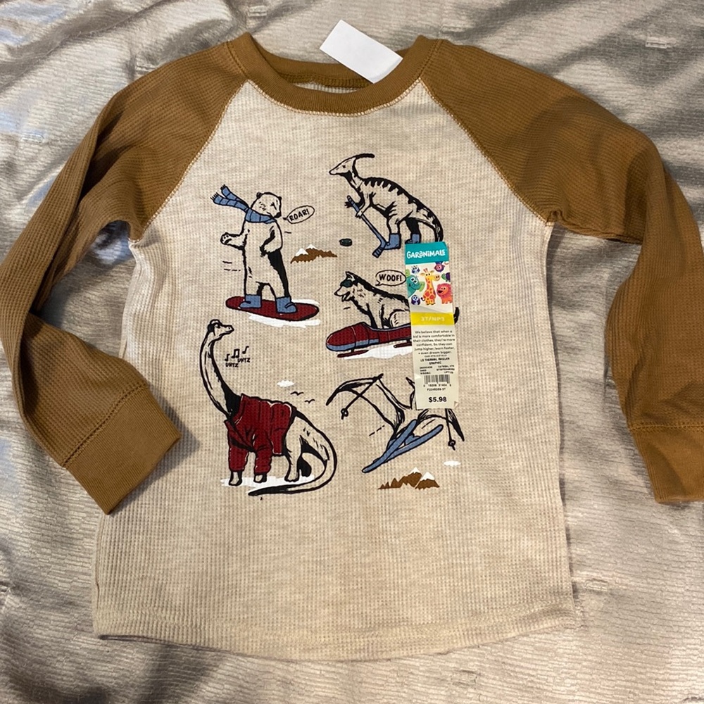 Boys long sleeve thermal shirt